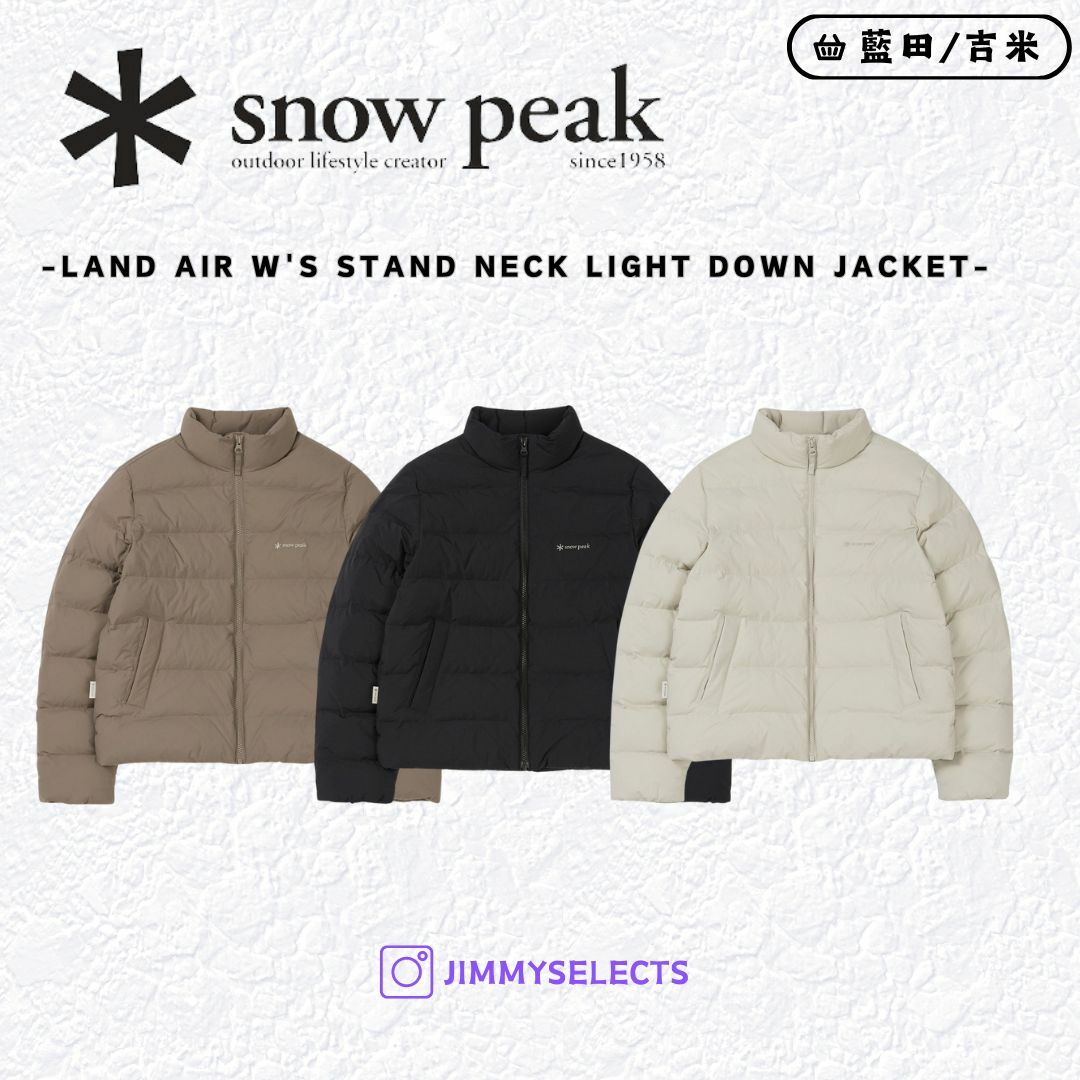 【代購】Snow Peak 雪諾必克 女 Land Air Stand Neck 羽絨 外套 S24WWLDJ41