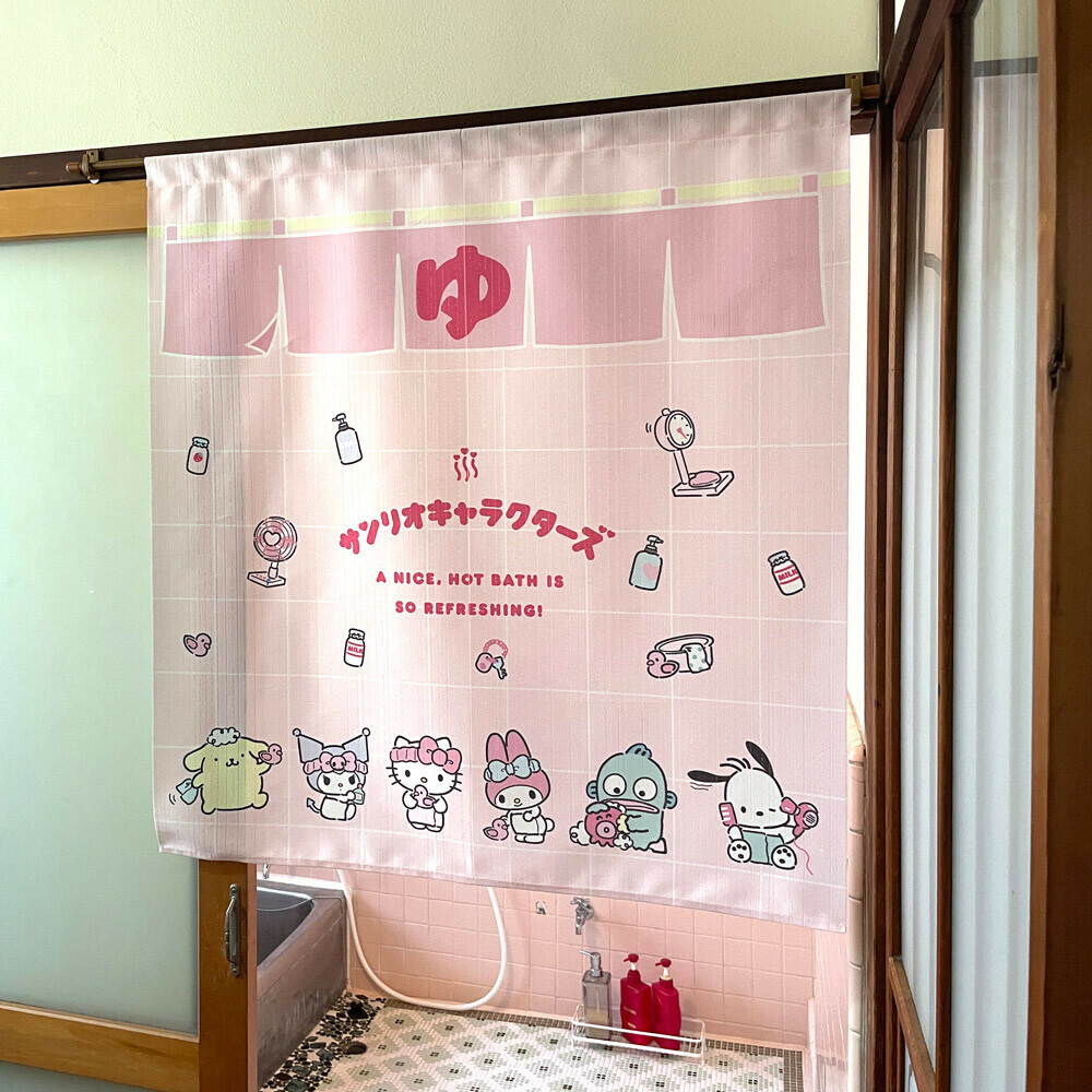 Sanrio 主角大集合短門簾 85 x 90 cm #CM24-21739 門簾