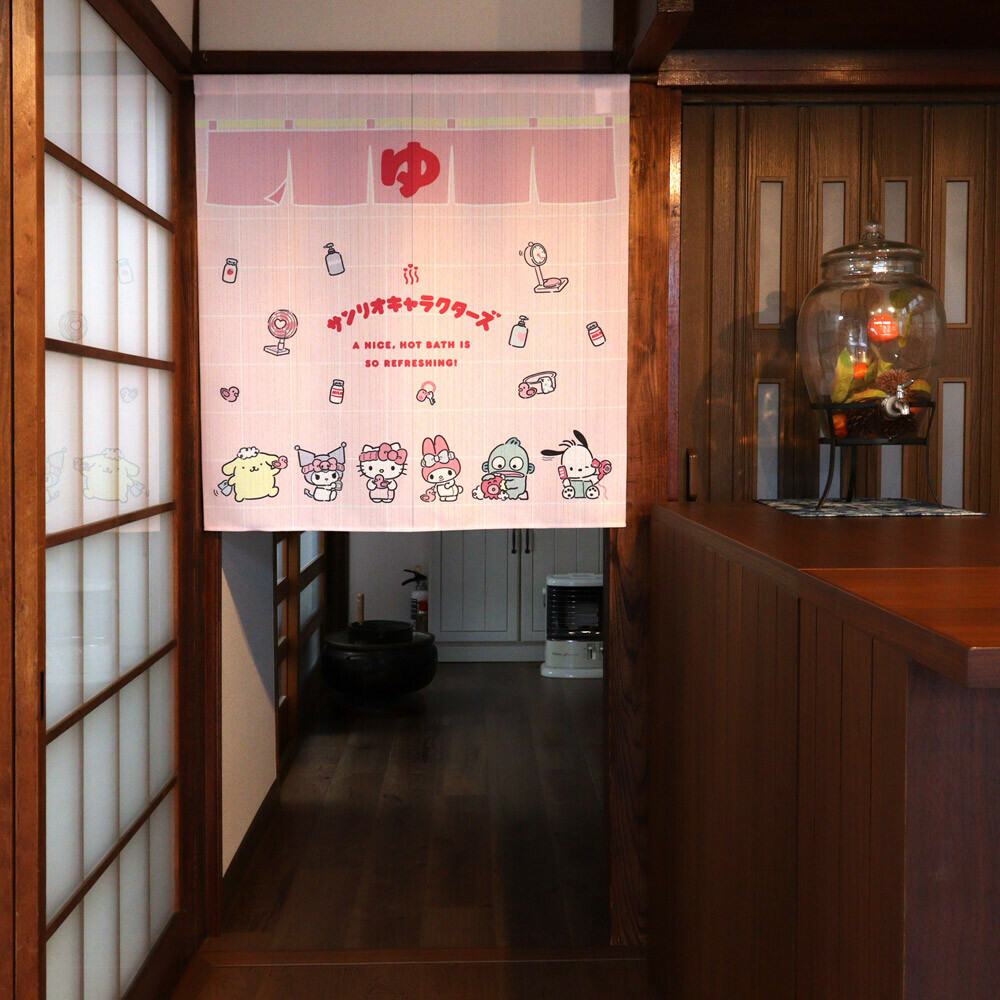 Sanrio 主角大集合短門簾 85 x 90 cm #CM24-21739 門簾