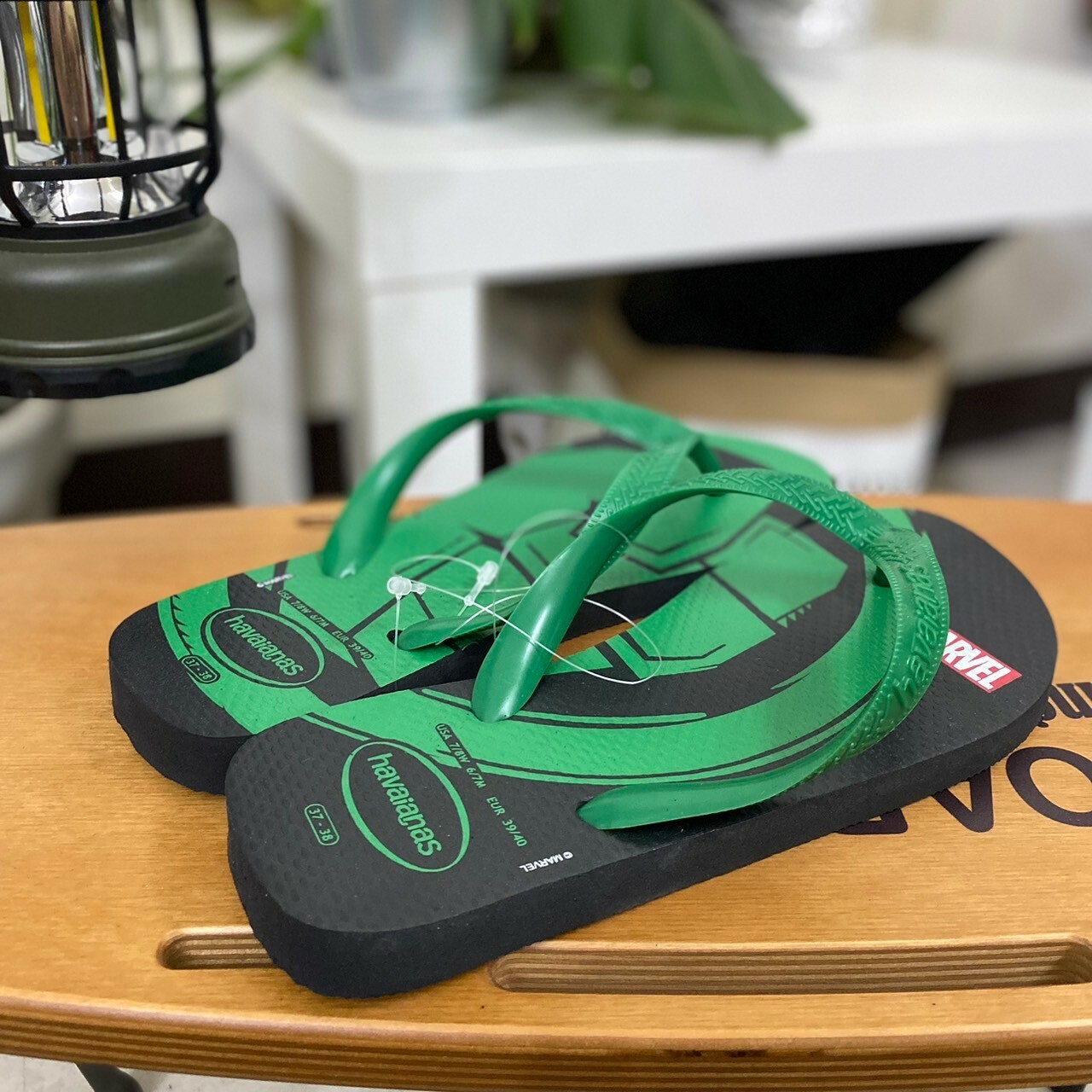 Havaianas 哈瓦仕 拖鞋 男鞋 女鞋 漫威 浩克 黑綠 4146953-5579U