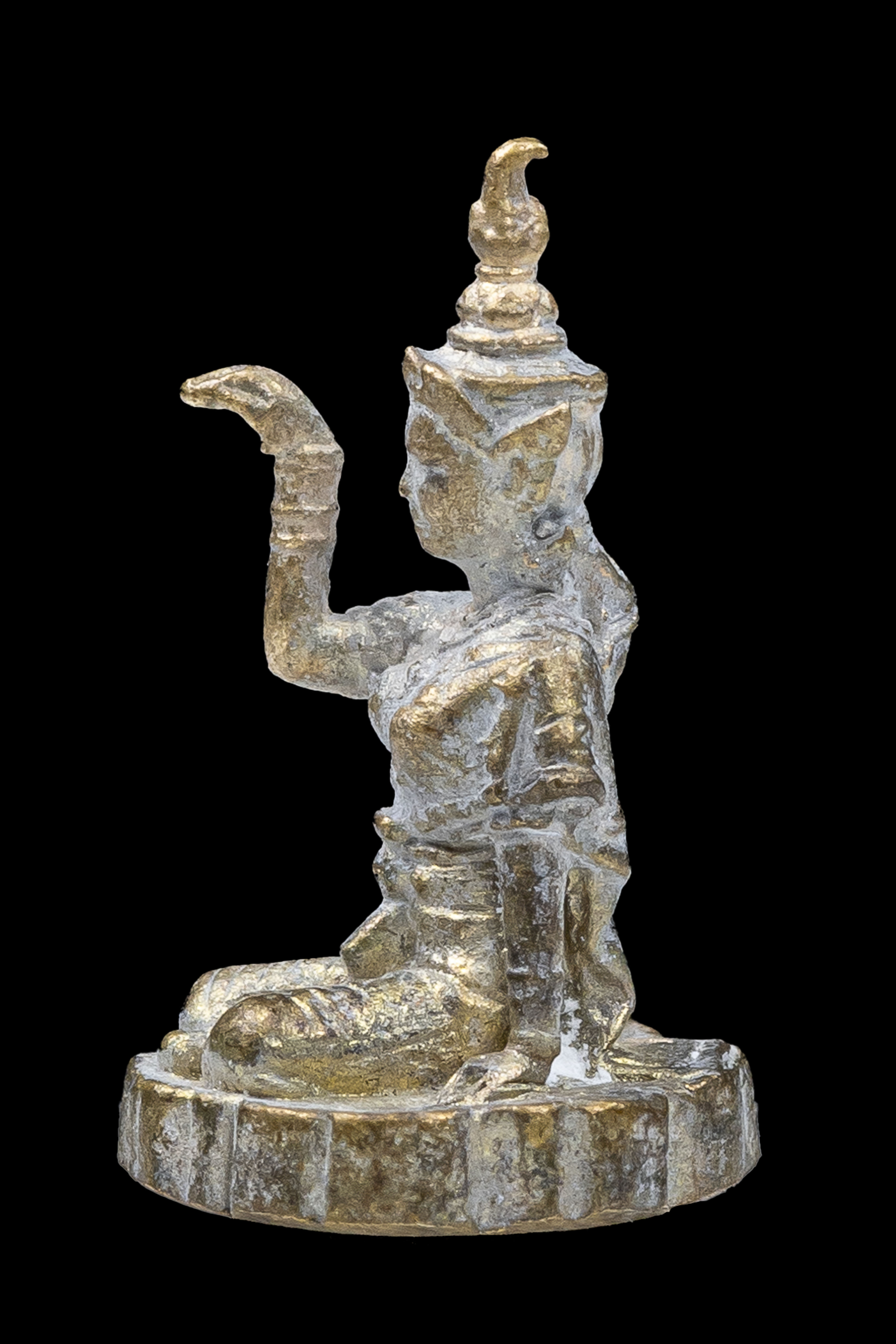 『泰國佛牌』帕阿贊庚 龍批更『南刮 媚通媽』招財女神 小立尊 04240911