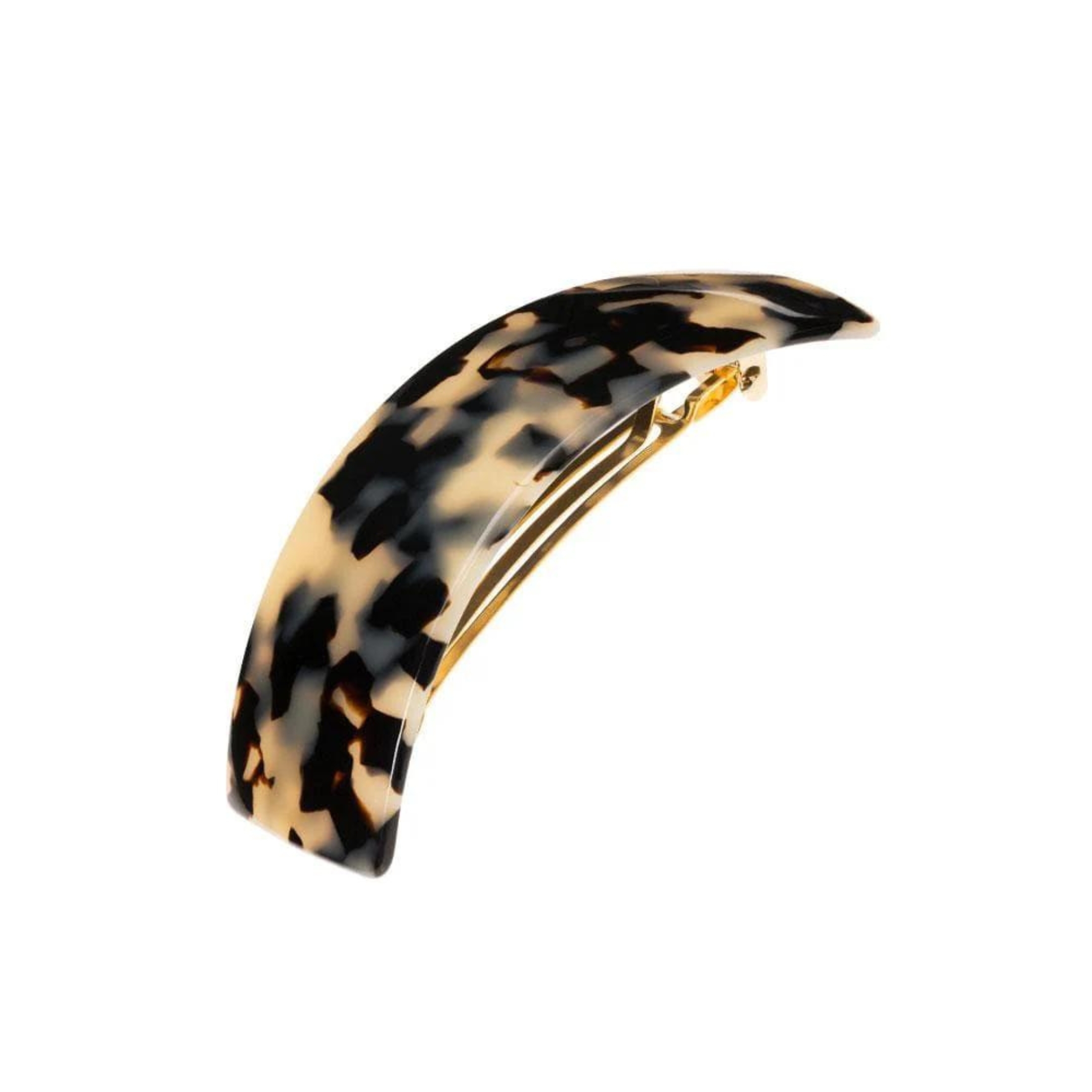 CLASSIC RECTANGLE VOLUME BARRETTE - Ivory Tokyo｜FRANCE LUXE