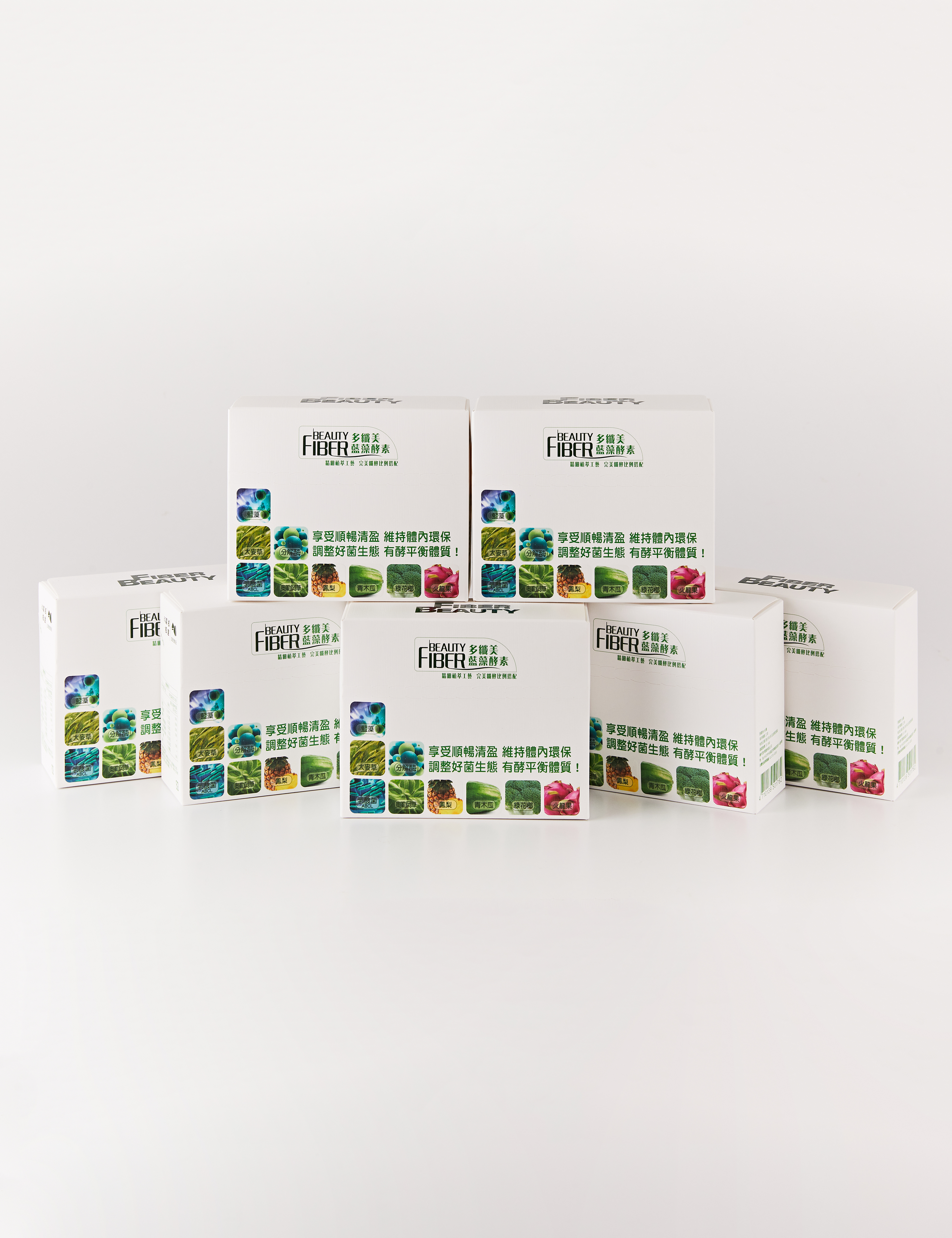 多纖美藍藻酵素(錠) - 七盒 贈送8入酵素粉小禮包