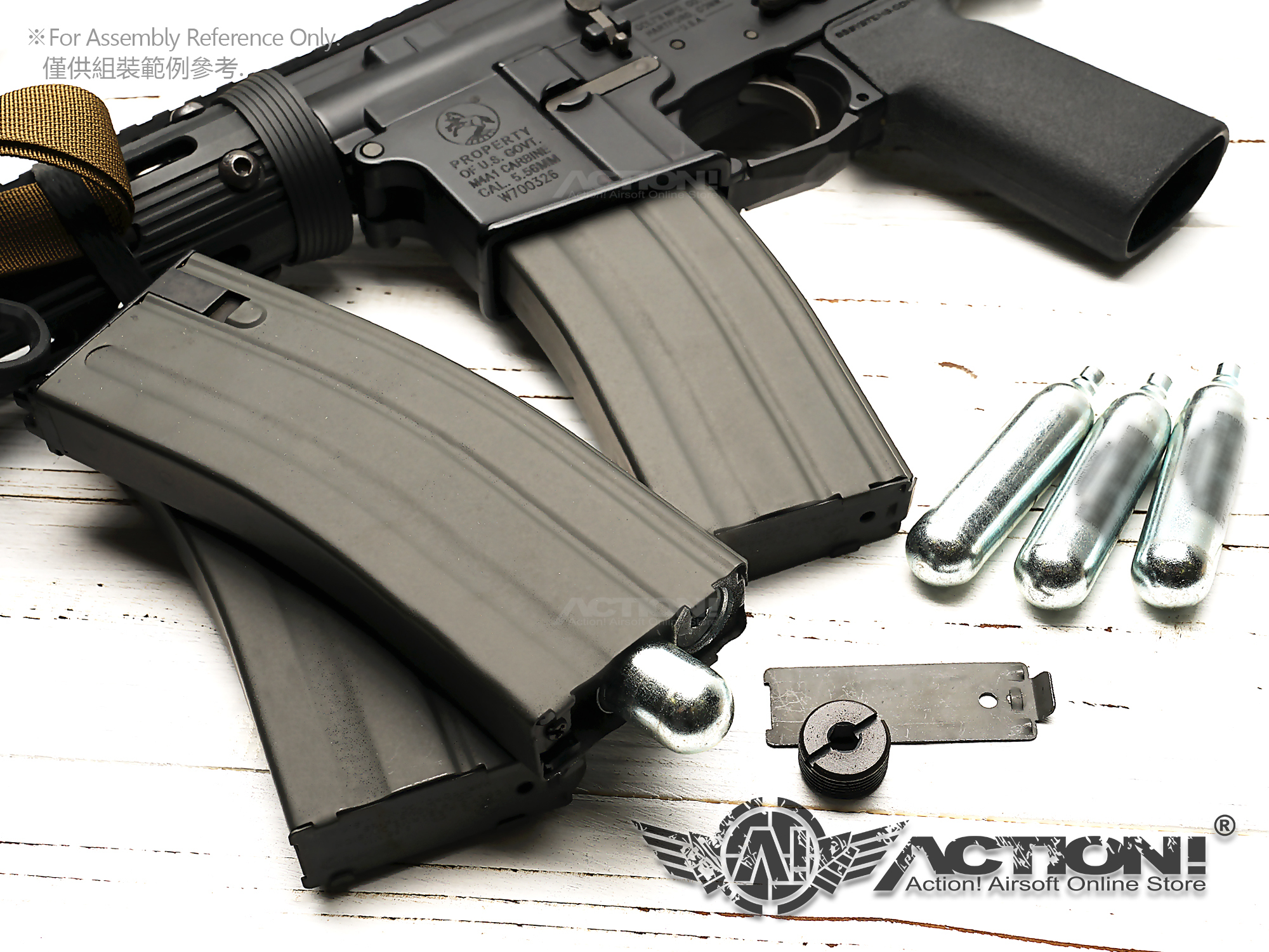 GHK M4 V3マガジン GHK M4 V3 Gas Magazine - Lightweight MAGPUL PMAG Style (GHK