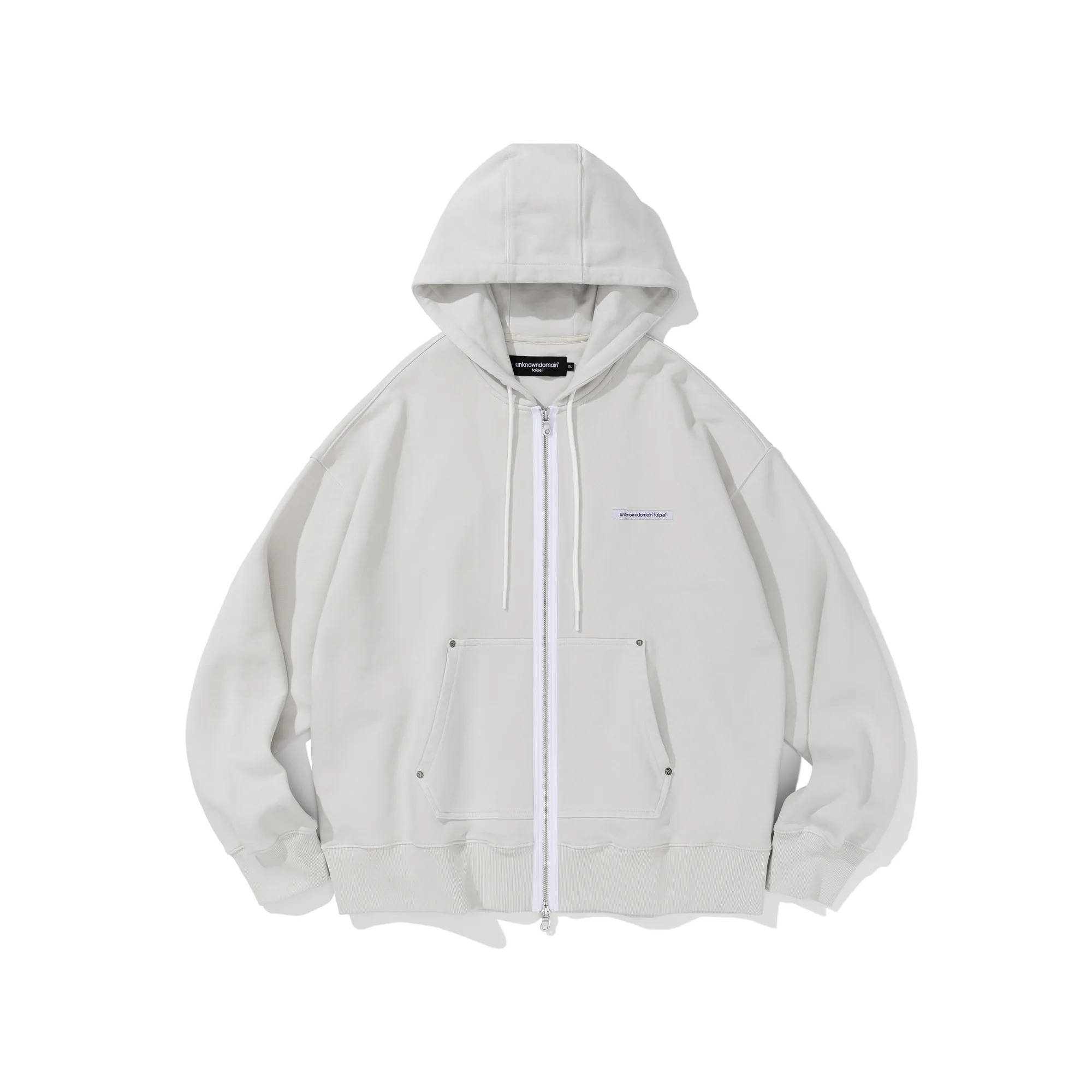 未知領域 Capsule Wardrobe Tag Zip Hoodie