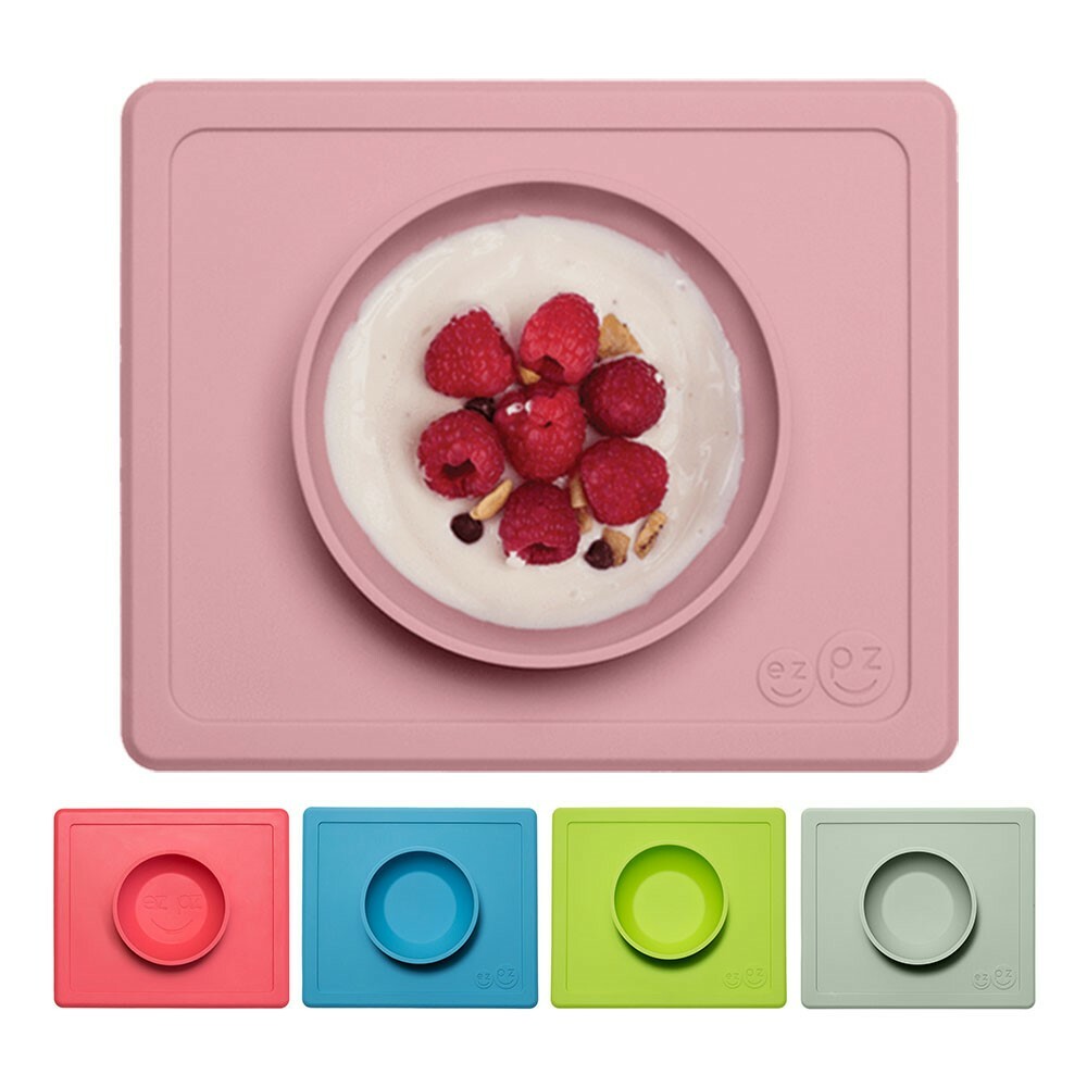 【美國EZPZ】Happy Mat矽膠防滑餐碗