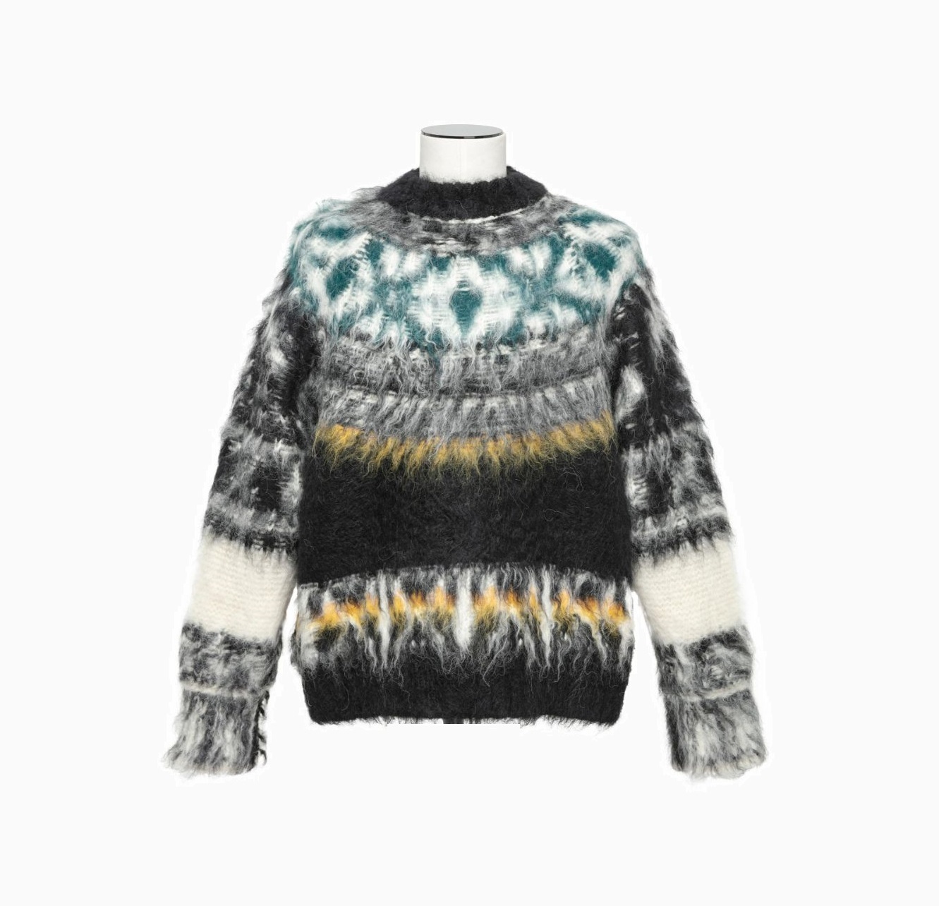 SACAI 2024 A/W PATTERN KNIT SWEATER - PRE ORDER ITEM (預訂中)