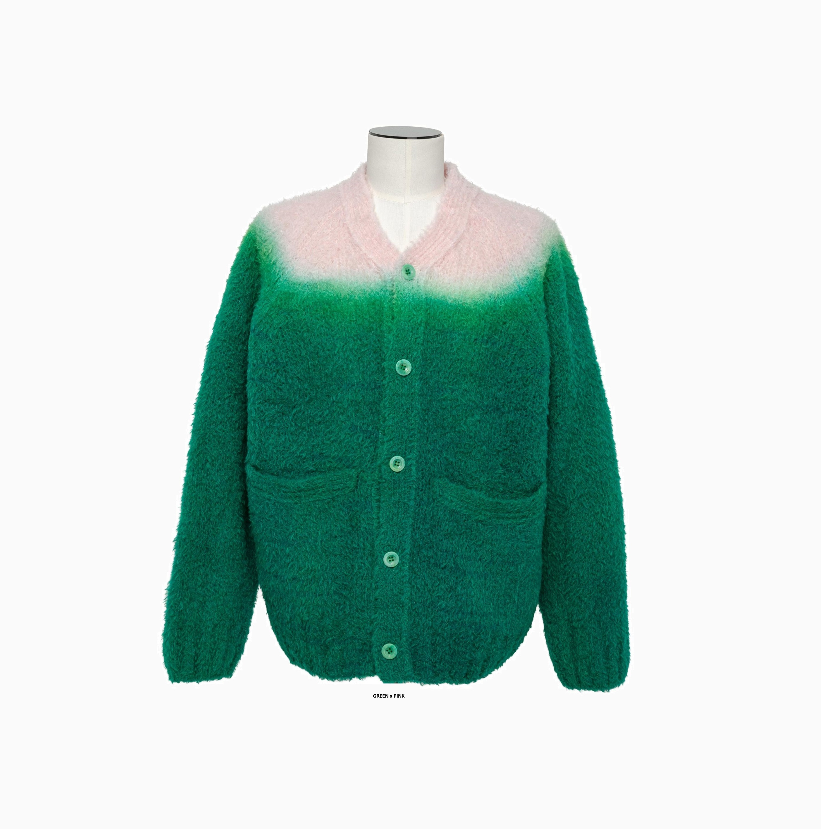 SACAI 2024 A/W GRADATION DYE KNIT CARDIGAN - PRE ORDER ITEM (預訂中)