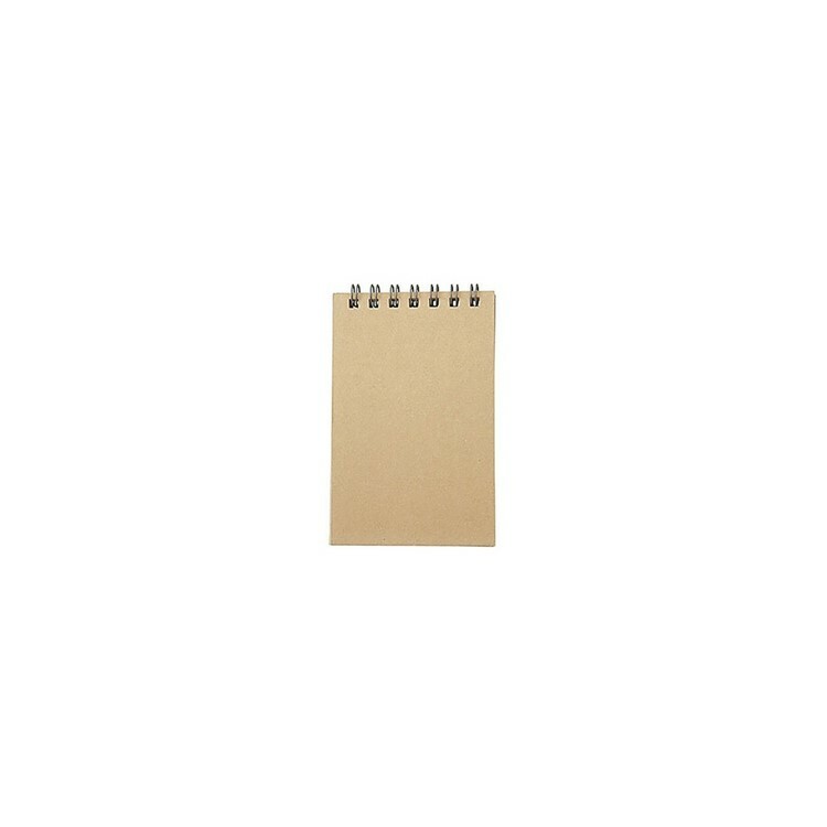 無印良品 MUJI 雙環筆記本/40張.A7.米