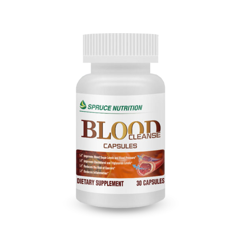 【 Spruce Nutrition 】三重草本配方 姬松茸 淨血膠囊｜30 粒裝（美國原裝行貨）