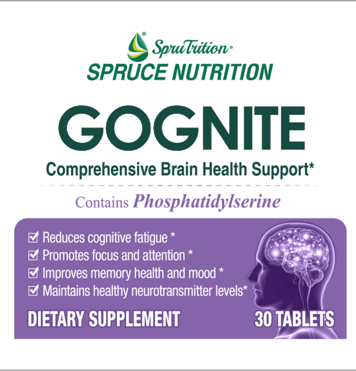 【 Spruce Nutrition 】五重強效 腦靈素｜30 片裝（美國原裝行貨）