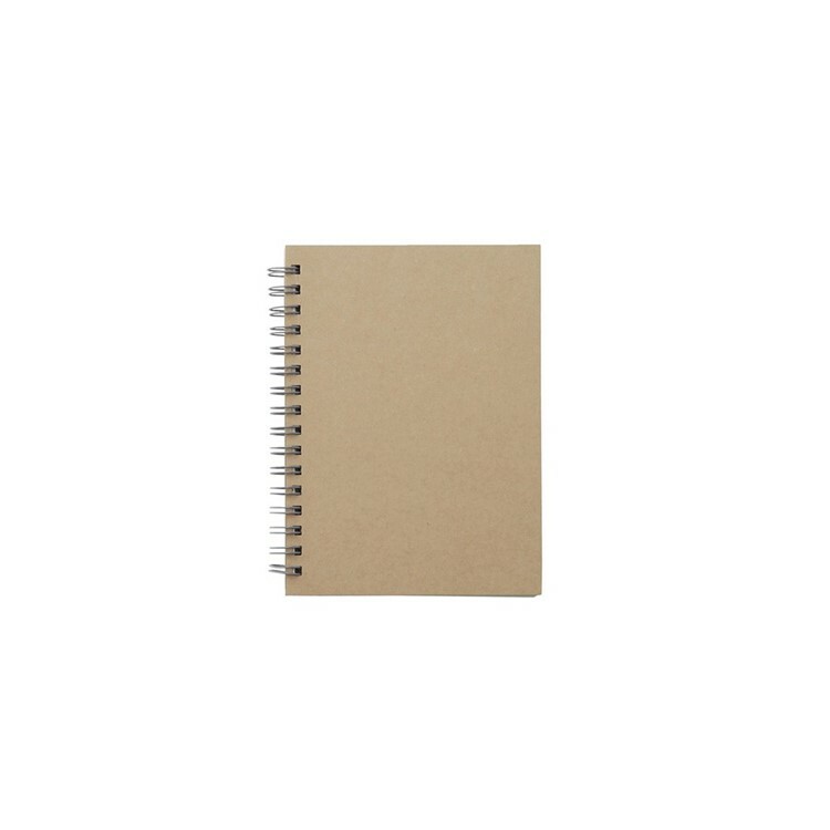 無印良品 MUJI 雙環筆記本(空白)/80張.A6.米