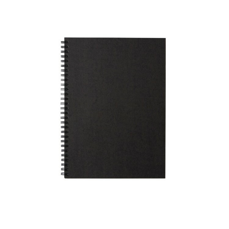 無印良品 MUJI 雙環筆記本(空白)/80張.B5.深灰