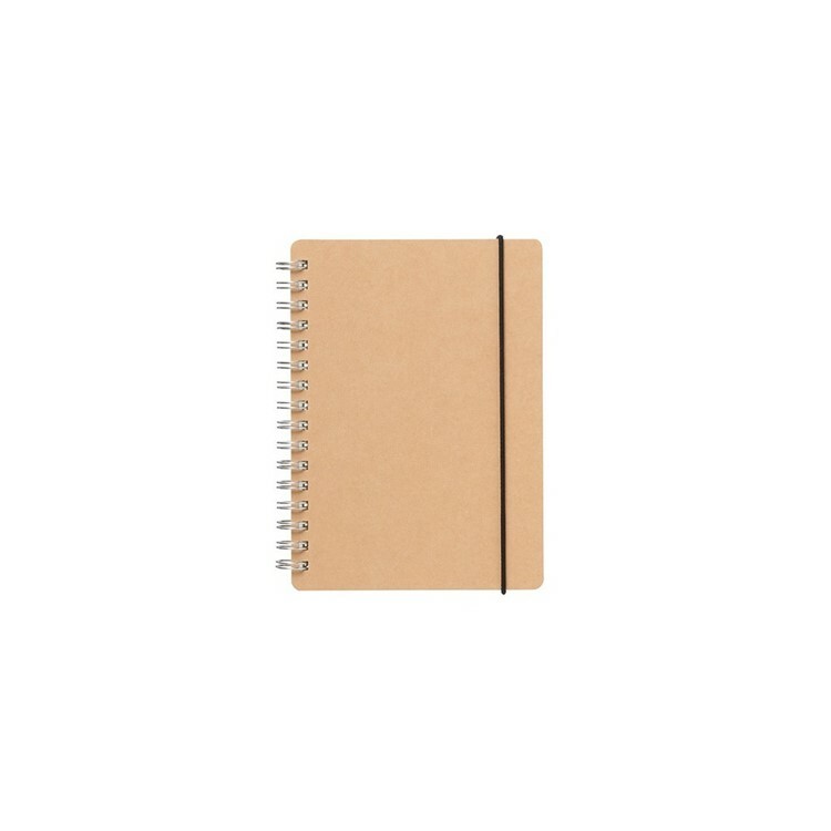 無印良品 MUJI 上質紙雙環筆記本(點狀方格)/附帶.70張.A6