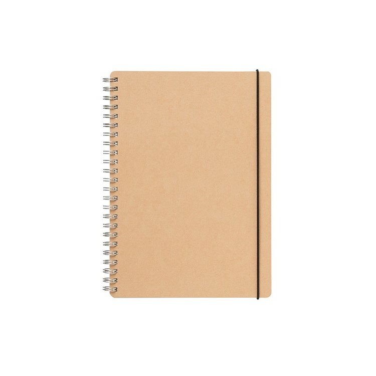 無印良品 MUJI 上質紙雙環筆記本(點狀方格)/附帶.70張.A5