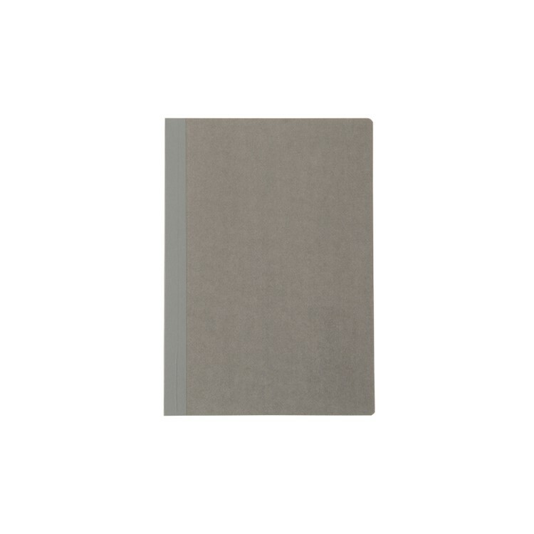 無印良品 MUJI 上質紙易開筆記本(橫線縱向點狀)/80張.B6.淺灰