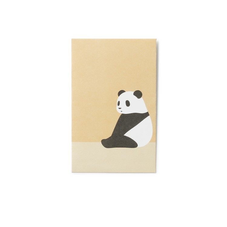 無印良品 MUJI 竹製紙袋 大熊貓 3入 (70x110mm)