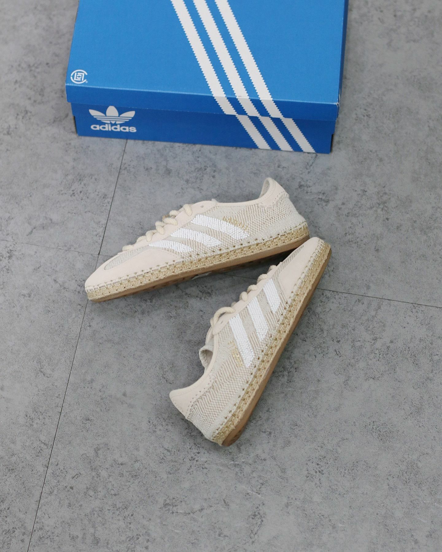 Adidas GAZELLE BY CLOT EDISON CHEN (BEIGE) Halo Ivory  IH3144