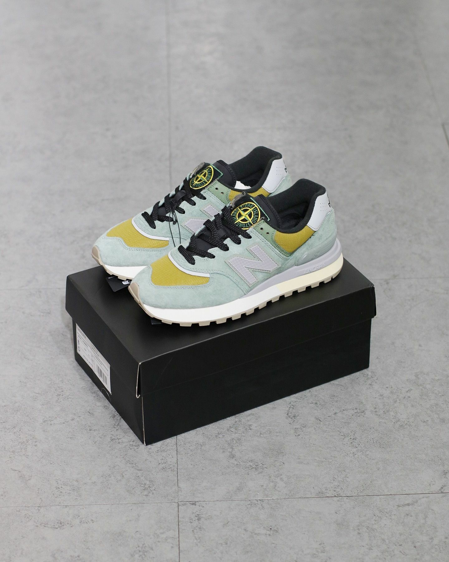 Stone Island x New Balance 574 Legacy 淺綠/深綠  U574LGIL U574LGTN