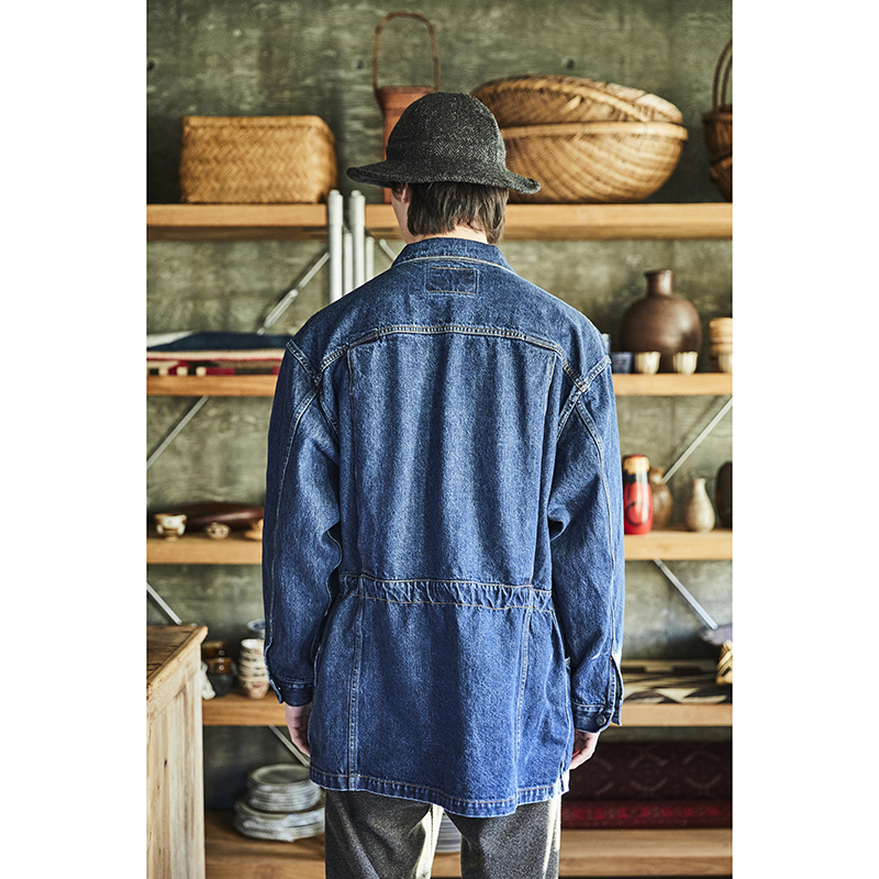orSlow Denim Half Coat (6 Month Wash)