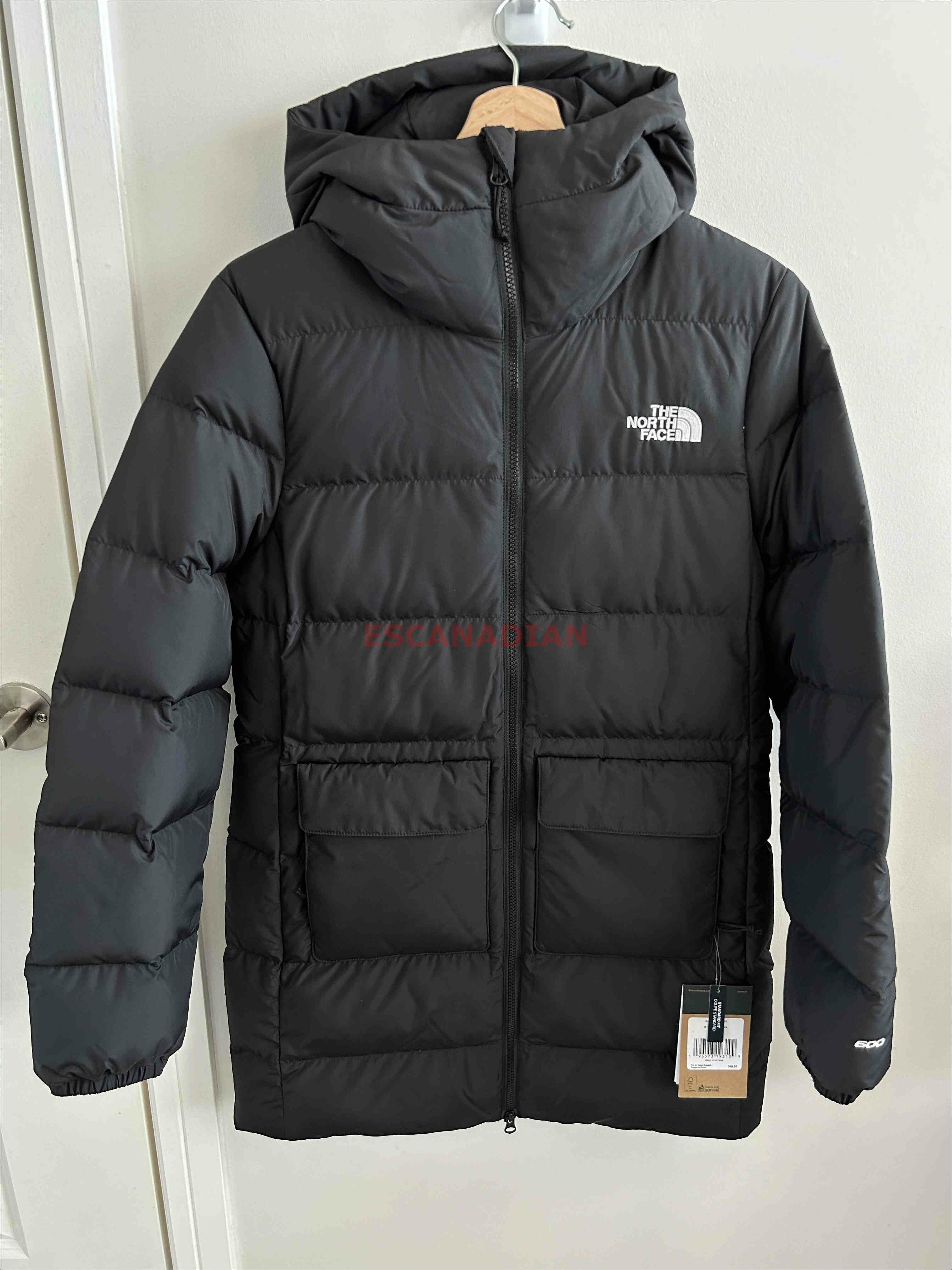 THE NORTH FACE 女大人 Gotham Parka 防潑水 刺繡小標 長版 600蓬鬆羽絨 連帽外套