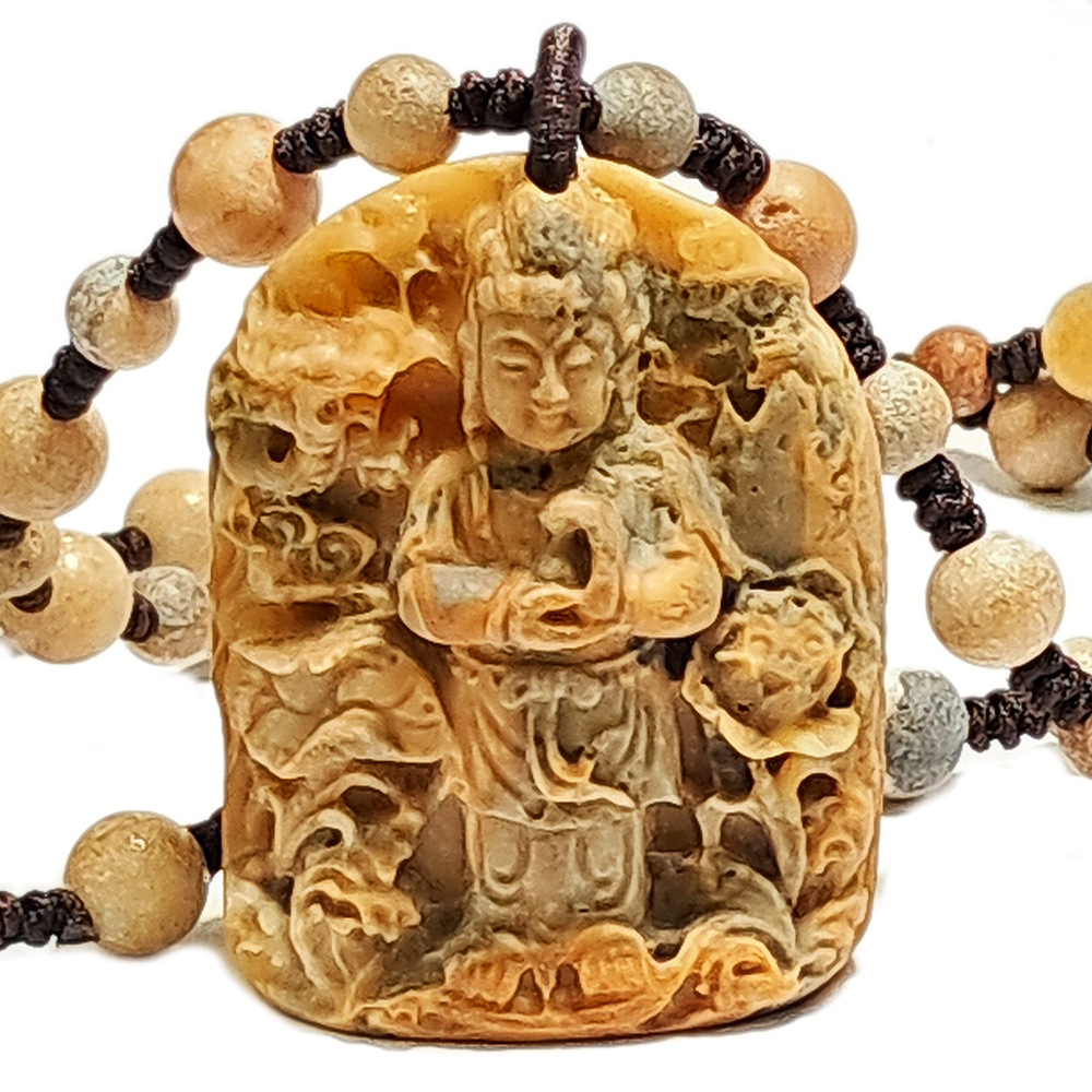 蓮花觀音頂級龍宮舍利項鍊AB【十方】153592