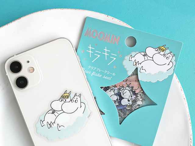 嚕嚕咪與可兒 30枚 PET透明貼紙包｜日本MOOMIN