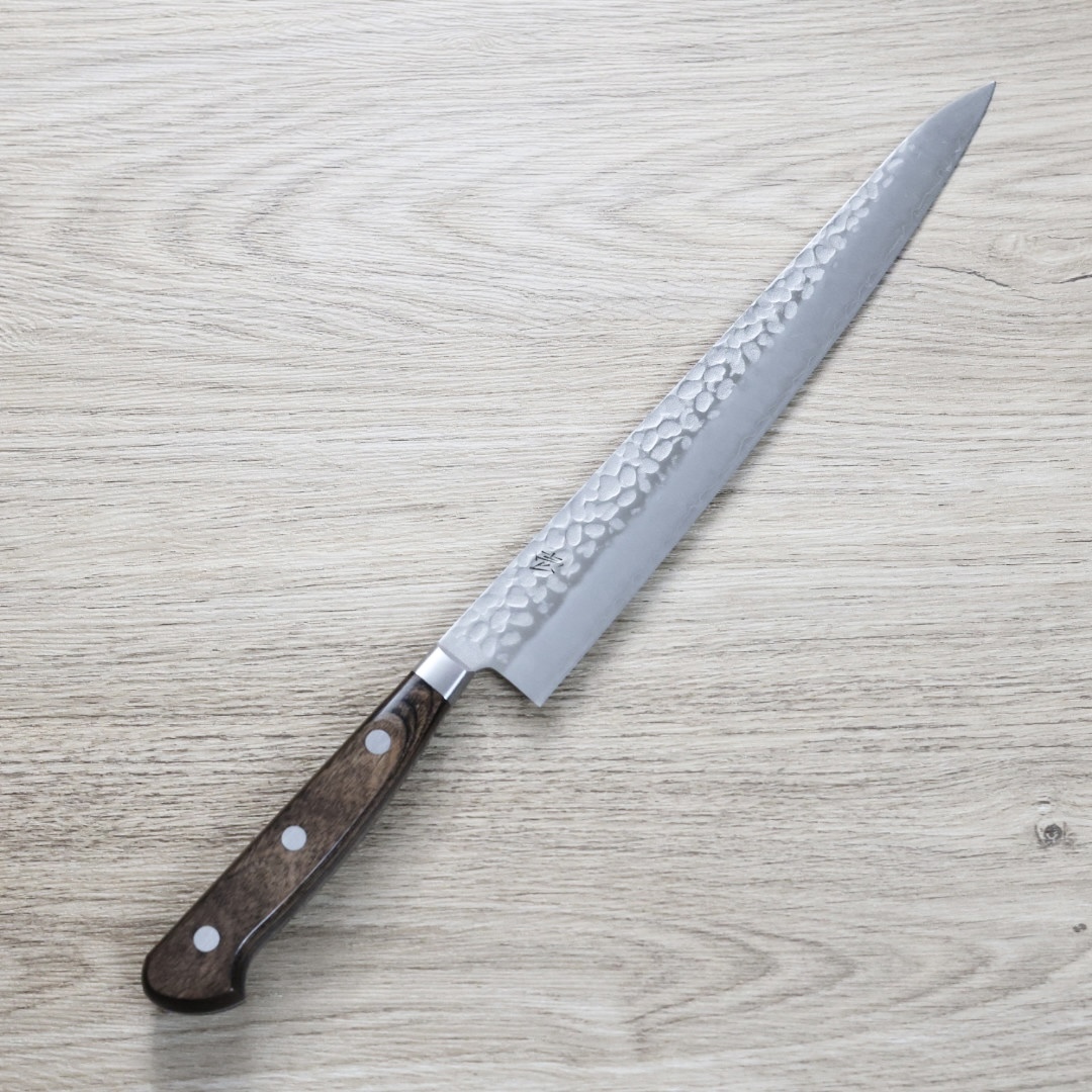 作SAKU 壱 筋引 240mm AUS8鋼 鎚目