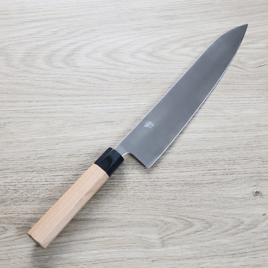 作SAKU 壱 牛刀 240mm 青紙超級鋼 磨