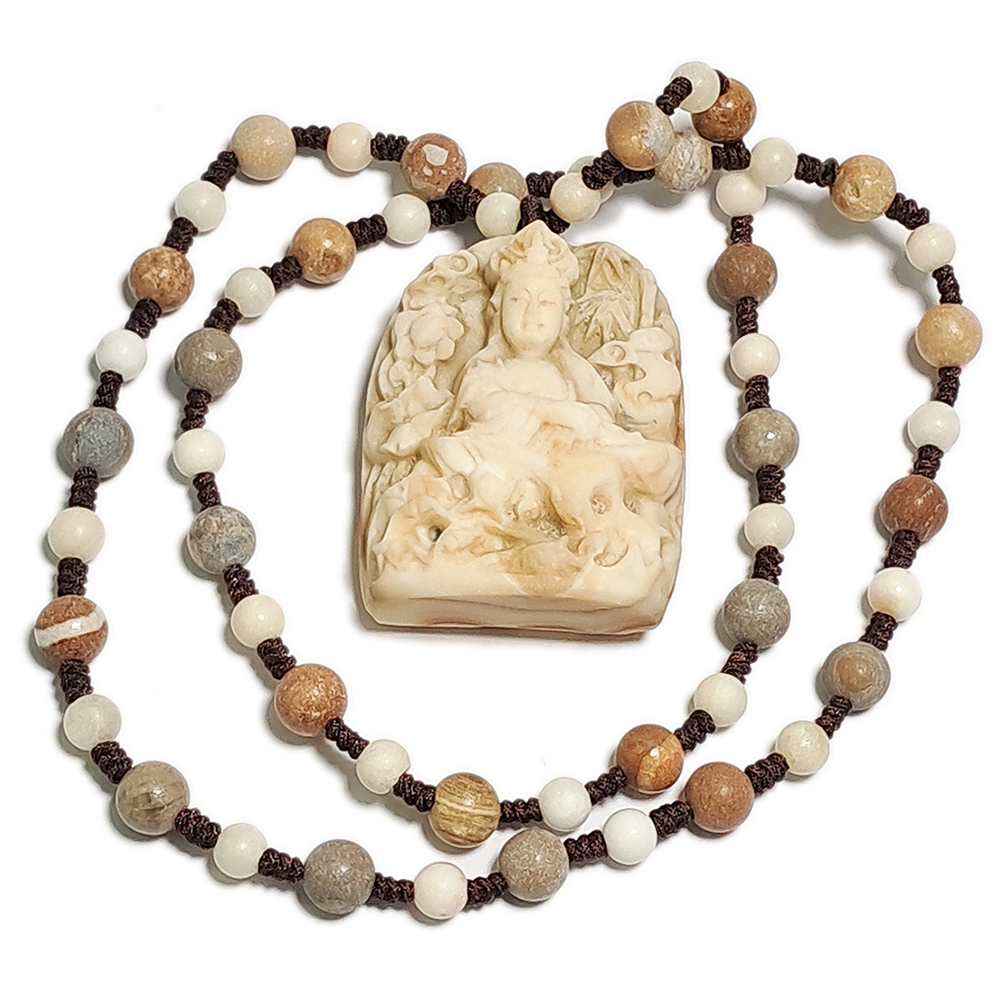 慈悲觀音 頂級龍宮舍利項鍊AB【十方】153594