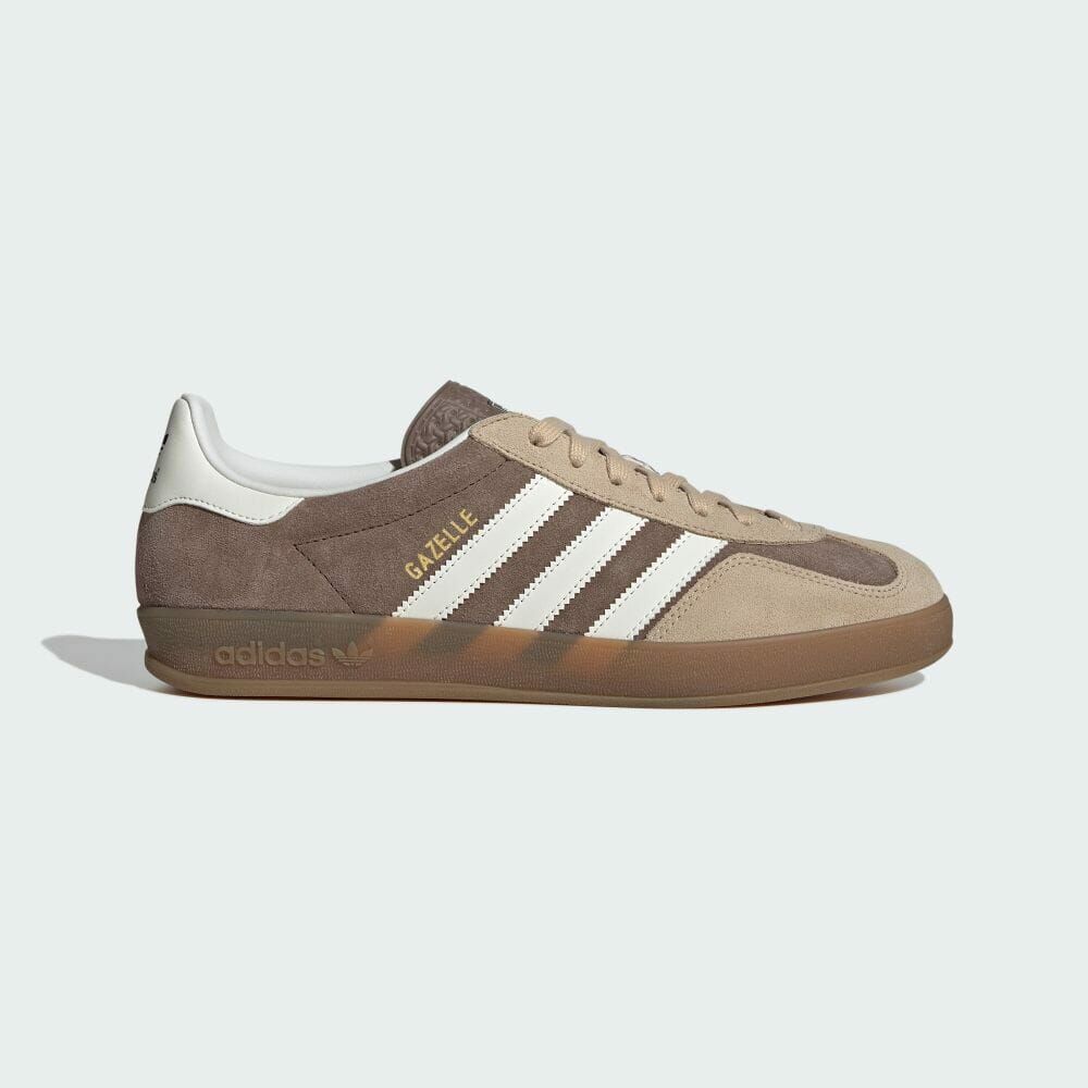 Adidas Originals GAZELLE Indoor Earth Strata Cloud White 焦糖底 卡其色 麂皮 咖啡牛奶 膠底 男女鞋 復古鞋 德訓鞋 IF9646