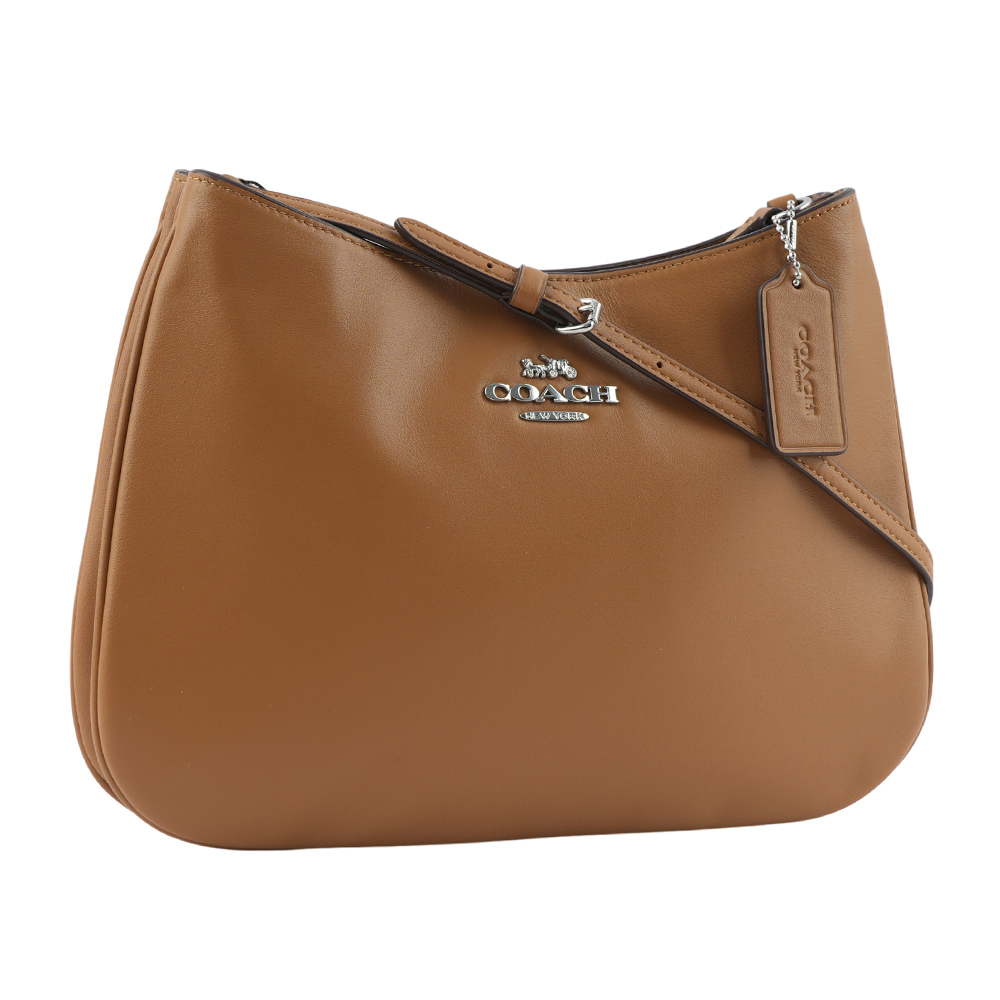 【COACH】Penelope 銀字平滑皮革肩背包