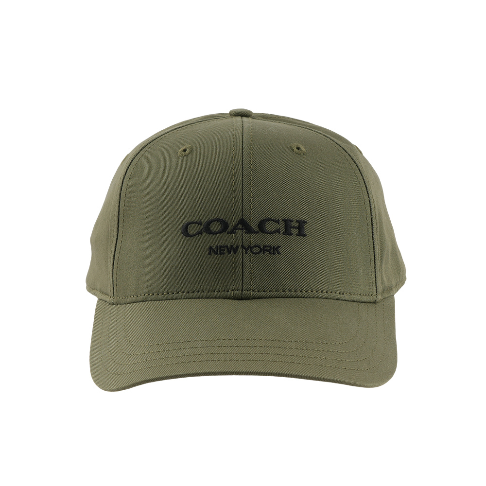【COACH】刺繡標誌棉質棒球帽 XS-S / M-L