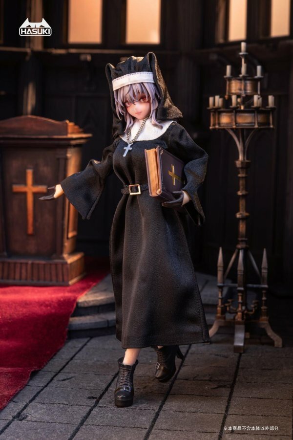 [訂金] HASUKI : 1/12 CS018 修女服 B 服裝包