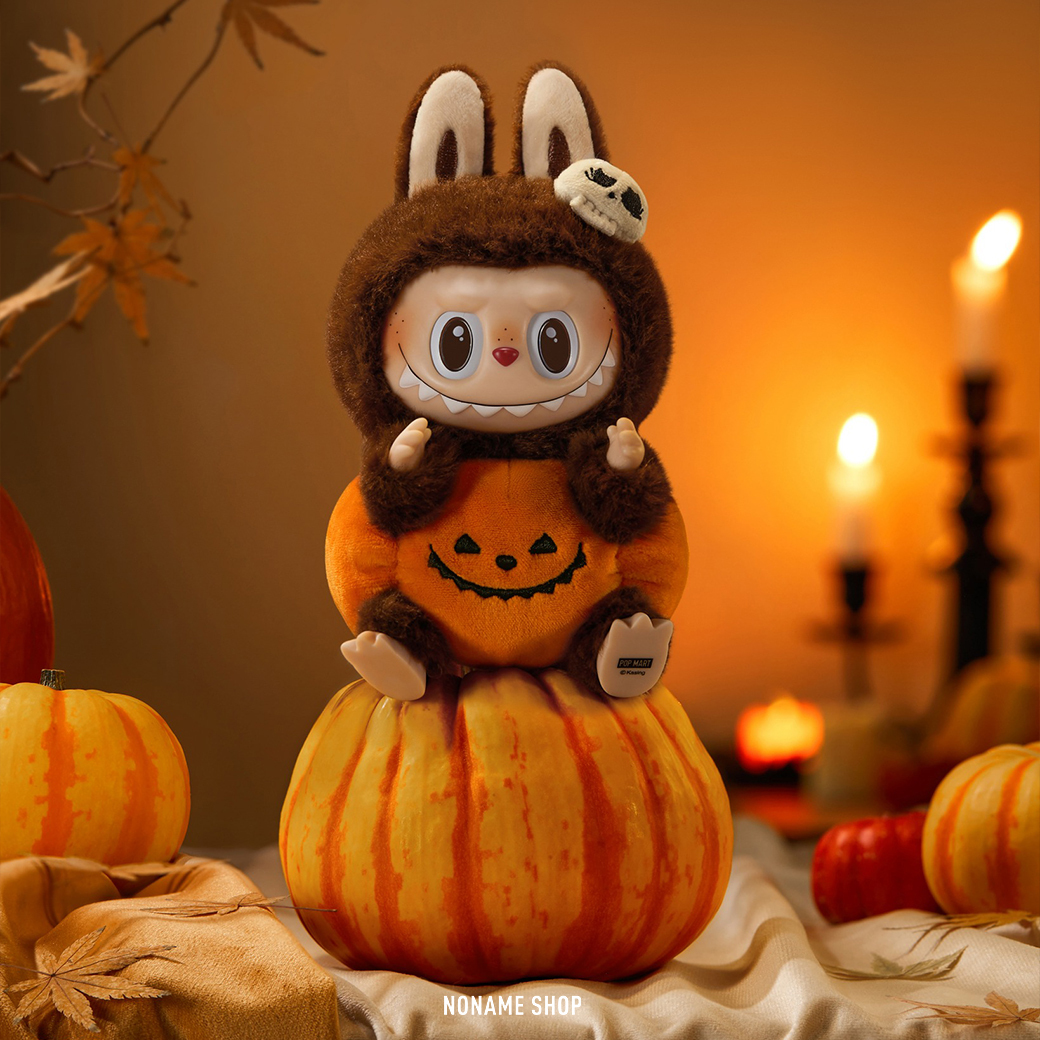 POP MART LABUBU HAPPY HALLOWEEN 萬聖節 限定 掛飾 南瓜 15cm