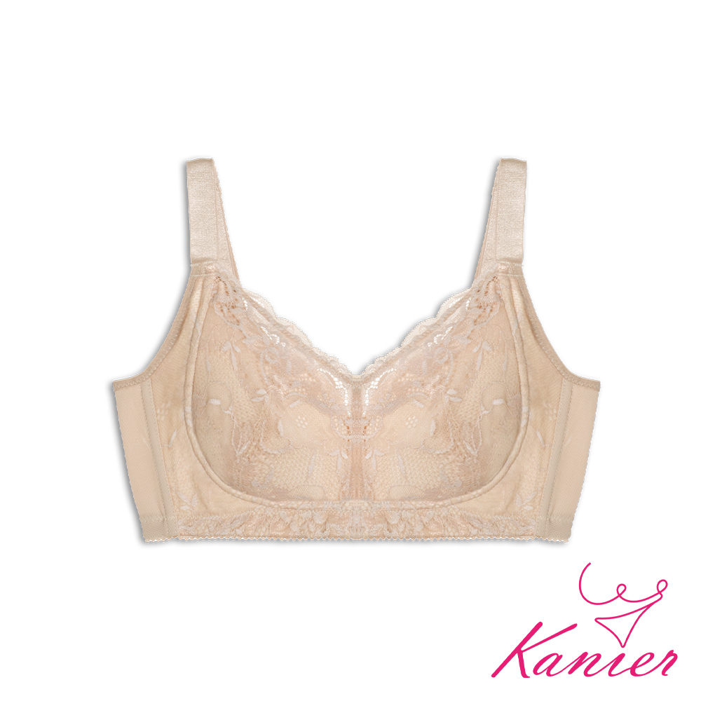 【Kanier卡妮兒】春露晨光 美型集中高脊心無鋼圈內衣【6010 春杏膚 C / D / E罩杯】