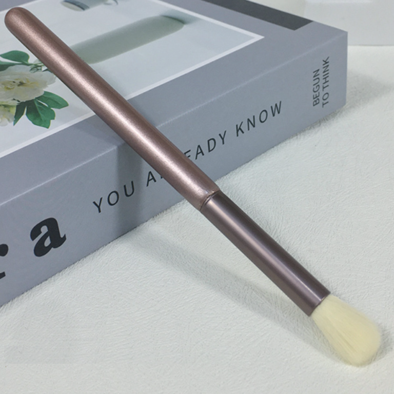 Hot style [1 piece] makeup brush with artificial fiber hair (color: grape)