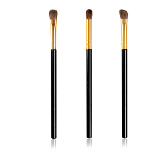 Hot style [3 pieces] short eye shadow brush (color: black) [please contact customer service to confirm the delivery color after placing the order]