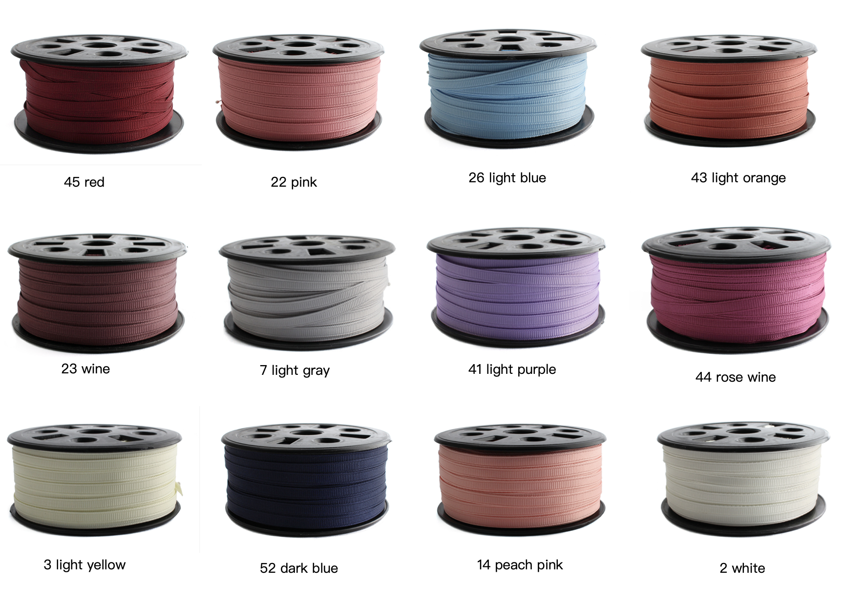 素面條紋緞帶（韓國）