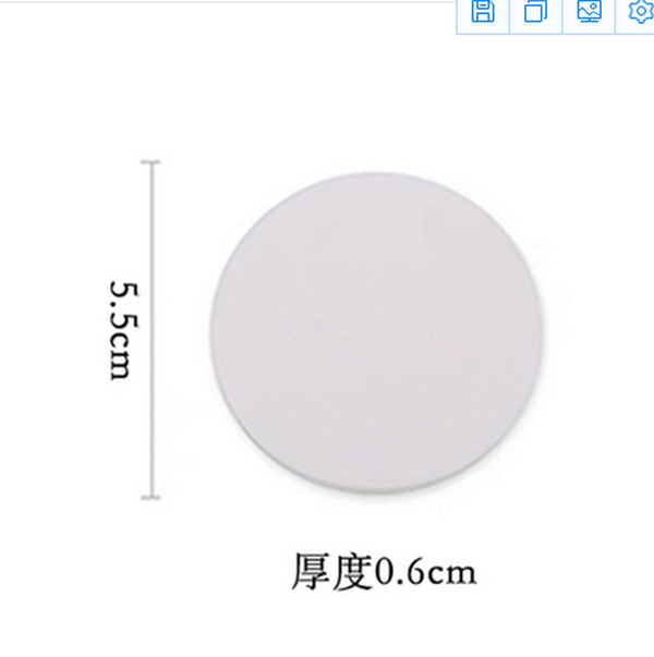 New style [12 pieces 1 box] Sponge edge dry powder (round) [Please contact customer service to confirm the delivery color after placing the order]