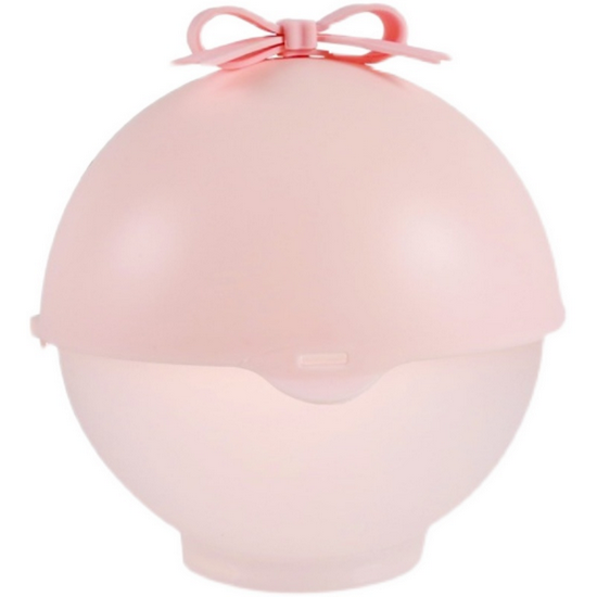New Bow Beauty Egg Dustproof Storage Box (Pink)