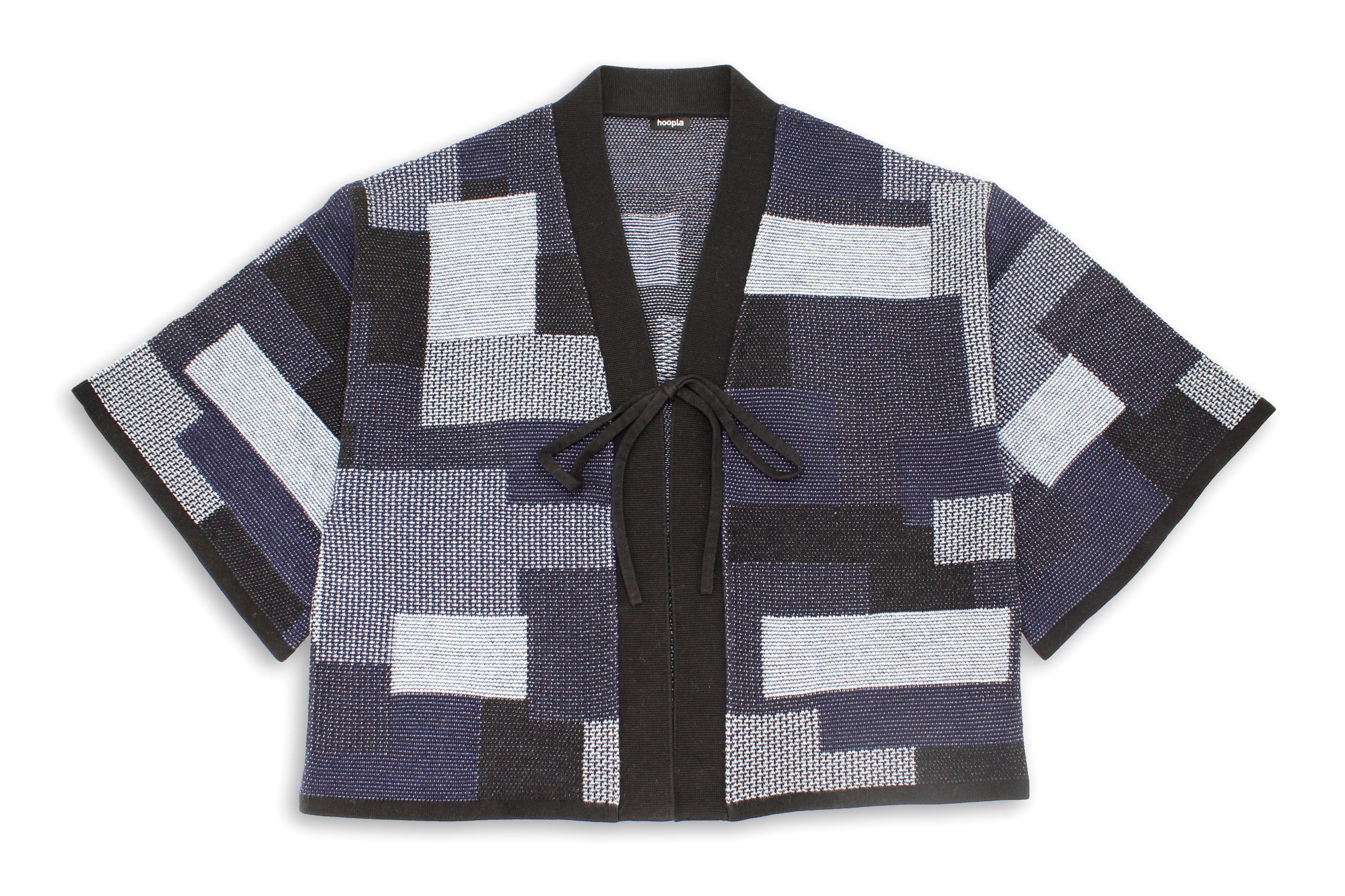 牛仔拼布圖案羽織