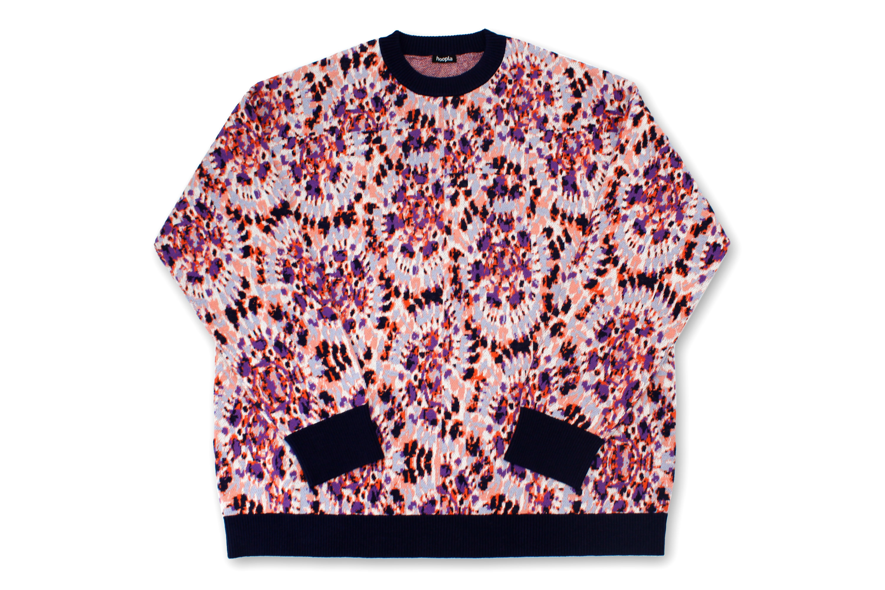 扎染圖案套頭衫