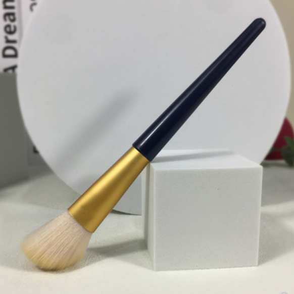 Hot style [1 piece] contouring brush with artificial fiber hair (color: blue)