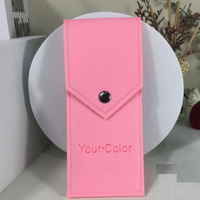 Hot style [1 piece] makeup brush storage bag (color: cherry blossom pink)