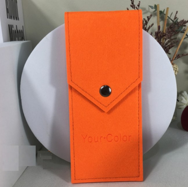 Hot style [1 piece] makeup brush storage bag (color: Dunhuang orange)
