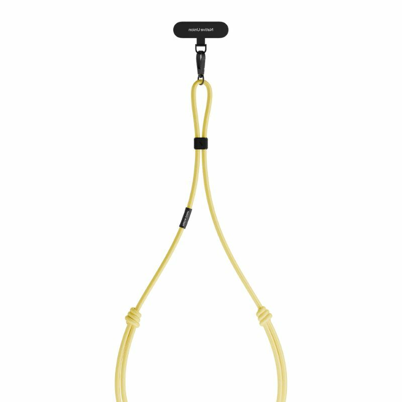 編織手機背繩 - 奶油黃