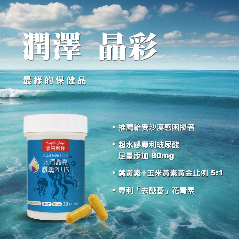 雲飛選擇水潤晶亮PLUS-推薦給受沙漠感困擾者