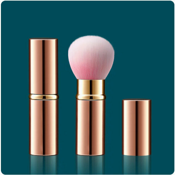 Popular makeup brush [Champagne Gold] [2*8.5cm]