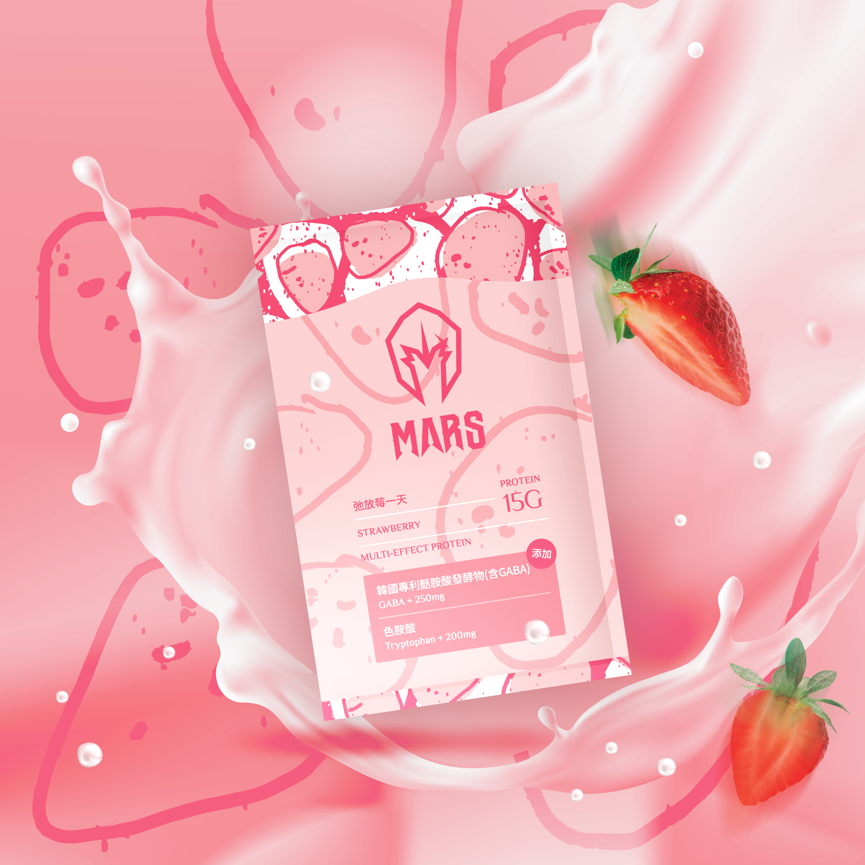 弛放莓一天 (ATHENA 多效蛋白) STRAWBERRY FLAVOR (ATHENA MULTI-EFFECT PROTEIN)